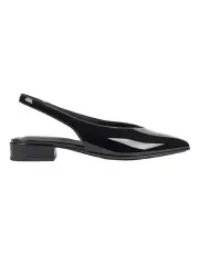 [Hush Puppies] Azula Slingback in Black Patent