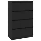 Sideboard Black 60X35x98.5 Cm Engineered Wood wood Sideboards & Buffets