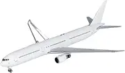 Pre-Built Model Aircraft 15CM 1/400 for Boeing B767-400ER Blank Machine Realistic Airplane Replica Scale Diecast Model Aircraft Kit Miniature Airplane Model