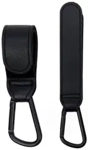 6 Pcs Baby Stroller Hooks for Hanging Bag Multipurpose Leather Stroller Clips fo