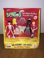 Vintage NOS Kid Galaxy BENDOS Bendable Buddies Poseable Pals Dolls & Accessories