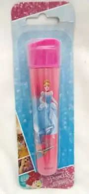 Kid's Disney Princesses Ariel,Cinderella and More Pink 5.75" Flashlight-New!