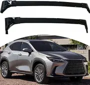 TINIANHHCT 2Pcs Glossy Black Crossbar Roof Rail Racks Fits for Lexus NX 250 350 350h 450h 2022-2025 Luggage Carrier Cross Bars Aluminum