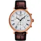 TISSOT 天梭 Carson 羅馬計時石英錶-41mm T1224173603300