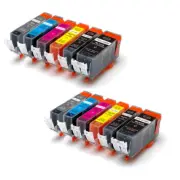 12 PK Ink Cartridge + LED chip for PGI-225 CLI-226 Cannon MG8120 MG8220