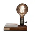 【曙MUSE】 原木質感工業風多功能置物桌燈 造型檯燈 LOFT 工業風 小夜燈