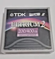 TDK D2405-LTO2 LTO-2 Ultrium 2 200/400GB Data Cartridge Tape Set of 2 NEW