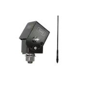 GME 1.2M Heavy Duty Radome Antenna & Mount Combo - Black