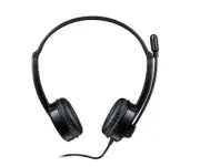 RAPOO H100c Wired Stereo Headsets - HD Voice Rotary Microphone Volume Adjustm...