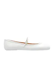 Round head ballet flats 35,36,37.5,38.5,38,40,41 White