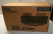 DoubleSight DS-224STA Dual Display Stand 24" LCD Monitor Display Flex Stand