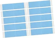 LALADEFIEE 10pcs Wig Patch Hair Ribbons Waterproof Stickers Transparent Stickers Wig Tape Clear Double Sided Tape Clear Duct Tape 2 Sided Tape Double Sided Adhesive Tape Sky-Blue Pu
