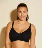 NWT Cosabella XL Free Cut Micro Lightly Lined Black 1302 117857