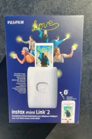 Fujifilm Instax Mini Link 2 Smartphone Printer, Space Blue - (16767246) - New
