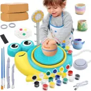 Skirfy Pottery Wheel for Kids, Kids Toys, Painting Kit-Clay Sculpting Tools, Bir