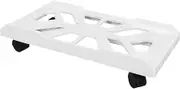 Operitacx PC Tower Stand with Wheels Mobile Computer Case Holder for Under Desk Sturdy Design for Carpet Floors Space Saving CPU Riser for Home Office Use Smooth Edges for Safety