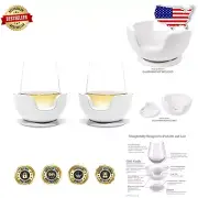 Innovative Quartz Wine Chill Cradle - Keep Your Stemless Glasses Perfectly Cool