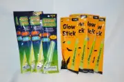 U Pick 4X HALLOWEEN 6" GLOW STICKS Camping PARTY Glowing Lightsticks SAFETY Fun