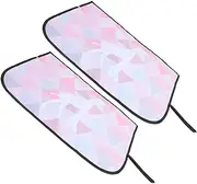 MOLUCKFU 2pcs Shade Cars Side Interior Automotive Sun Sunshade Window Shade Automotive Window Sunshades Twill Fabric