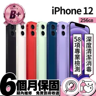 【Apple】B+ 級福利品 iPhone 12 256G(6.1吋)