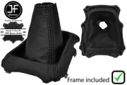 BLACK STITCH LEATHER GEAR BOOT+PLASTIC FRAME FITS SUZUKI SWIFT 2010-2016