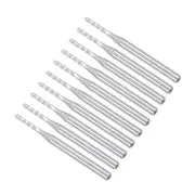 10Pcs Carbide End Mill Engraving Milling Bits 1.5mm Bit Dia 1/8" Shank CNC Tool