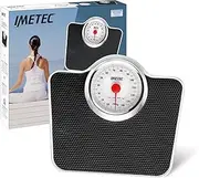 Imetec Pro Analogue Bathroom Scales - Detects Weight Clear and Reliable, Non-Slip Platform, Maximum Load 150 kg, 1 kg Graduation, Mechanical Operation