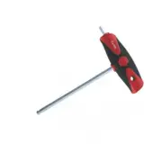 Wiha Tools 54052 Soft Grip Dual Drive Ball End Hex T-Handle 5.0mm