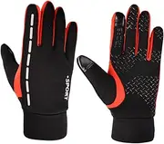 [iplusmile] Men's Thermal Mountain Bike Gloves Winter Ski Gloves Touch Screen Anti-Slip for Outdoor Activities