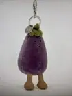 Jellycat Amuseables Vivacious EGGPLANT Bag Charm Authentic Jellycat Rich Purple