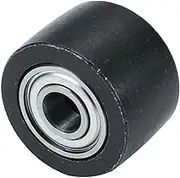 ALEOHALTER Replacement for Belt Sander Pulley Wheel 20x520mm Disc Pneumatic Tool Home Easy Install Air Belt Sander Pulley Wheel Polishing Grinding Accessories(Black)