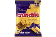 Cadbury Crunchie Milk Chocolate Share Pack 12 Mini Bars 180g