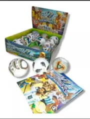 12 world cup mini soccer balls + pogs + album CONTROL