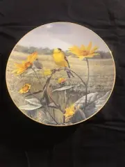 Summer Gold-goldfinch Marc Hanson Wild Wings Collectors Plate 1996 Make #178