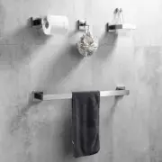 Bathroom Accessories Set Stainless Steel 304 Single Towel Bar Robe Hook Holder
