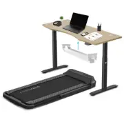 Lifespan Fitness V-FOLD Treadmill with ErgoDesk Automatic Standing Desk 1500mm i