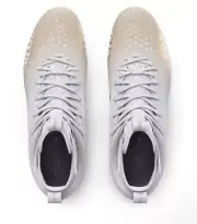 Size 9 Under Armour Spotlight Clone MC Black Metallic Silver W
