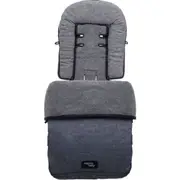 Valco Baby Universal Snug Fabric Footmuff for Baby/Infant Pram Stroller Denim