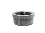Anvil 8700132304 Black Malleable Iron Pipe Fitting Cap 1 in. NPT Female