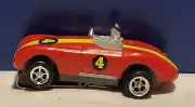 Custom MEV Originals 1952 Jaguar XK120-C #4 SCCA Racer HO Slot Car T-jet Chassis