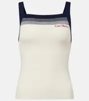 [Valentino] Valentino Chez Valentino virgin wool tank top AU 16 white