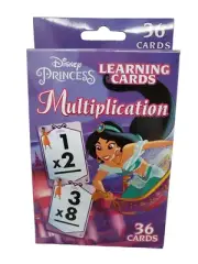 Bendon Disney Princess Flash Cards - 36 Cards - New - Multiplication
