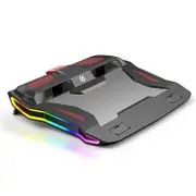 Adjustable Dual-fan Laptop Radiator for 18 and Under Rainbow Version