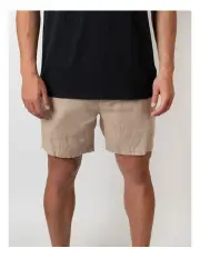 [DESTii] Linen Shorts in Camel