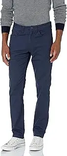 [Amazon Essentials] Goodthreads Men's Slim-Fit 5-Pocket Comfort Stretch Chino Pant, Navy, 32W x 32L