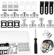 Football Hardware Kit - Stainless Steel Repair Kit | Sports Supplies Including Visor Clip, Screwdriver and Rubber Gaskets Hardware Kit for Baseball