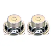 2 Pcs 10W 8 Ohm Small Speakers Metal Shell Square Internal Anti-Magnet Speaker