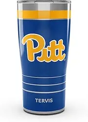 Tervis Traveler Pittsburgh Panthers - MVP Triple Walled Insulated Tumbler Travel Cup Keeps Drinks Cold & Hot, 20oz, Stainless Steel
