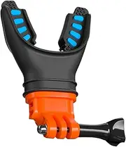 Camera Clip - Camera Bag Clip | Multi-Angle Lightweight Silicone Mouthpiece for Snorkeling Live Streaming Sports Recording Overhead Filming Rock Climbing Surfing