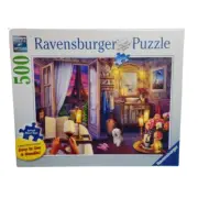 Ravensburger Jigsaw Puzzle, Cozy Bathroom, 500 large format pieces, BRAND NEW!